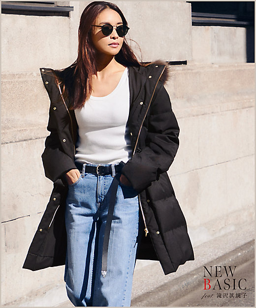 滝沢眞規子さん着用】リュクス ダウンコート（CMWOSW0513