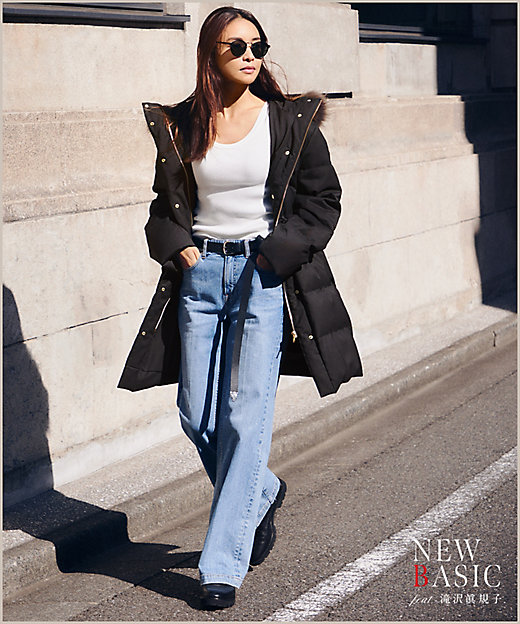 滝沢眞規子さん着用】リュクス ダウンコート（CMWOSW0513