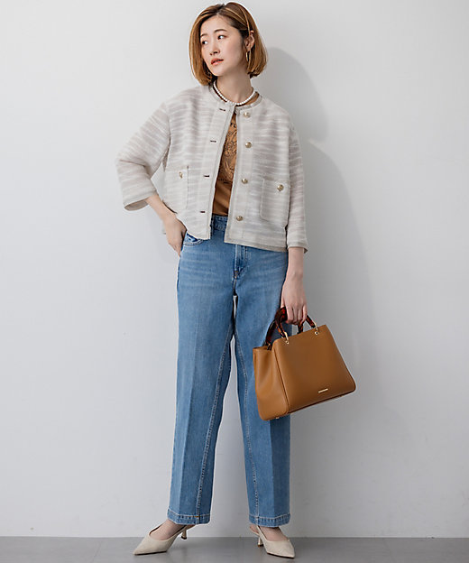 サマーツイード 7分袖 ジャケット（JKWWGA6105） | 23区 L