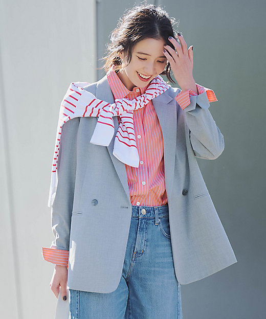 Oggi3月号掲載／セットアップ対応】 ライトクロス ジャケット