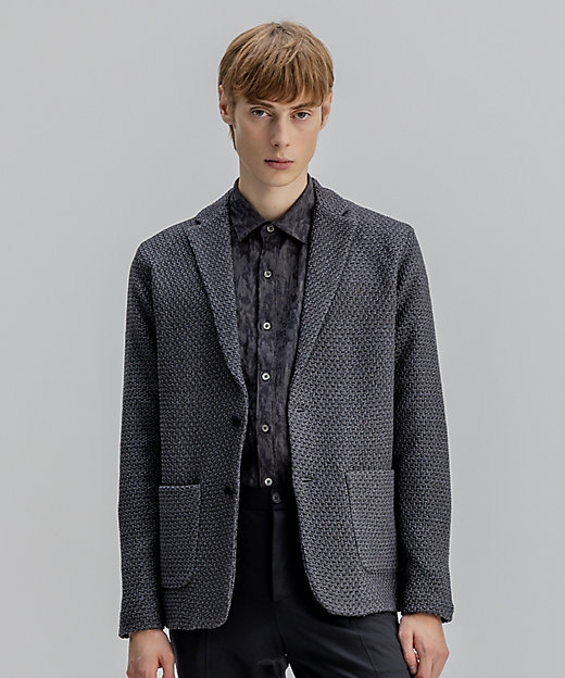 ストロータックステッチ ニットジャケット（KRJHCA0202