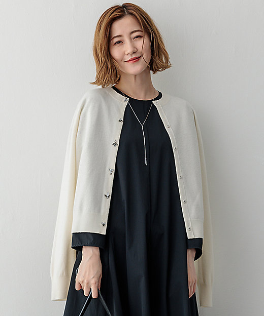 ビジューニット カーディガン（KRWWCW0560） | 23区 L