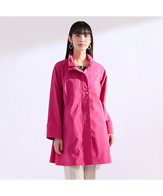 M～4L】スタンドカラードライワッシャーコート（50072602