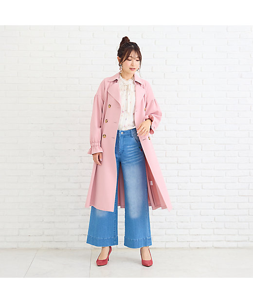 ギャザートレンチコート（51071601） | Rose Tiara (Women