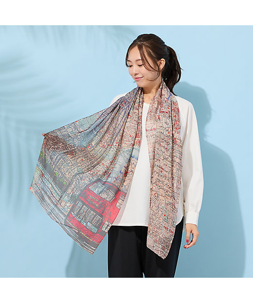 ロンドンプリントストール（56162604） | PISANO/ピサーノ