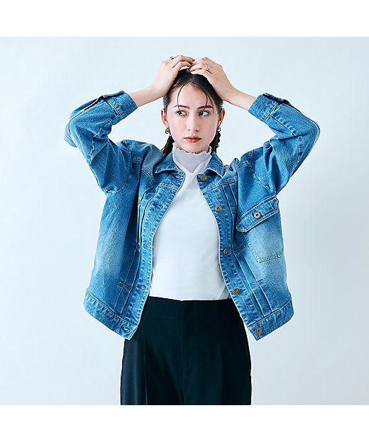 デニムジャケット（83102503） | Rose Tiara (Women/大きい