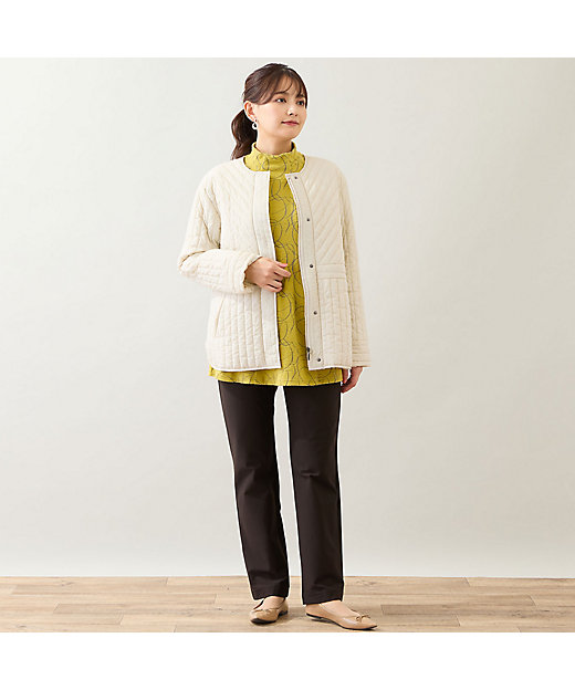 キルティングジャケット（12101601） | LOBJIE (Women