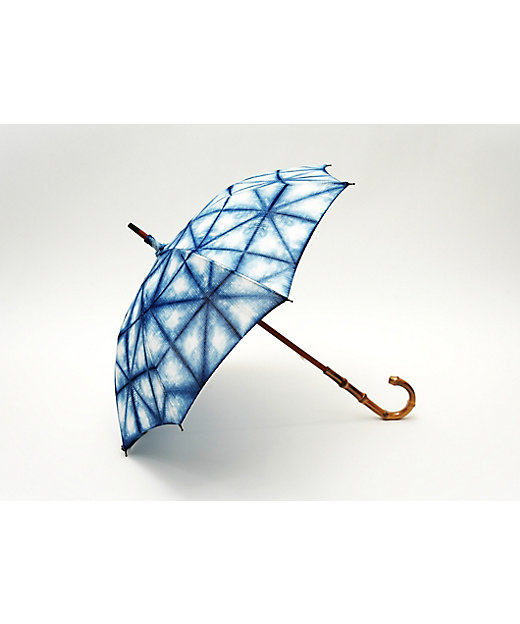 ☆雪花絞り日傘 | 工房 藍の館/コウボウ アイノヤカタ | 三越伊勢丹