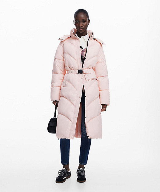 ピンクのキルティングコート 25SWEWX5 | Desigual (Women