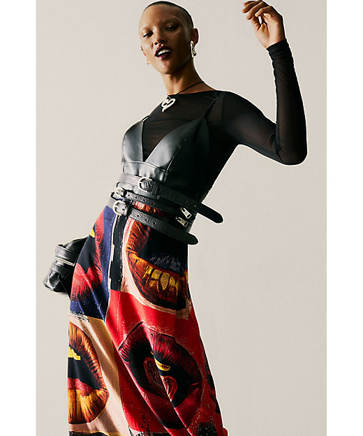 アートグラフィック ストラップワンピース 2in1 26SWVWX4