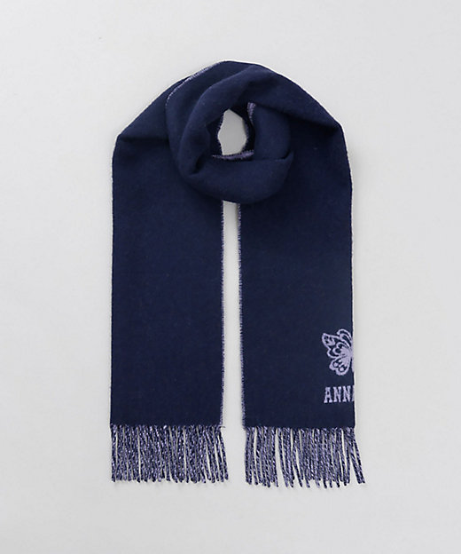 ウールリバーシブルマフラー 2AS 61037 | ANNA SUI (Women