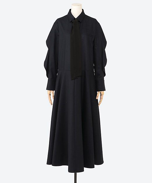 ウールカシミアポプリン ワンピース 4010300261 | ebure