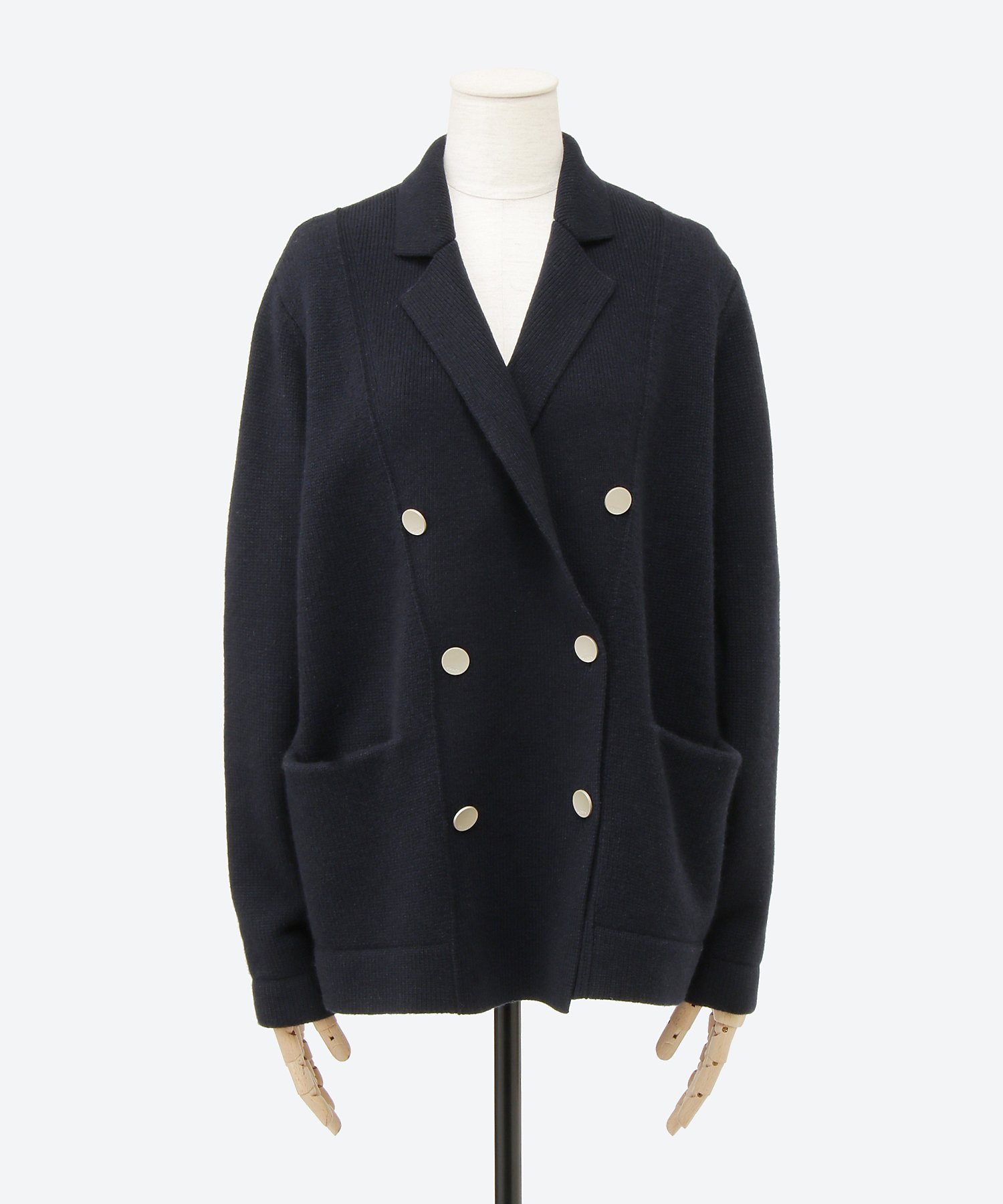 ウールカシミア ニットジャケット 4010800380 | ebure