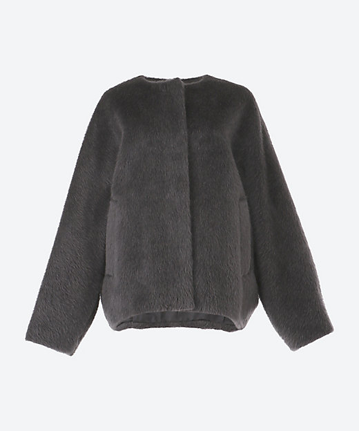 連休中値下げ ebure エブール 希少スーリーアルパカシャギー ロング