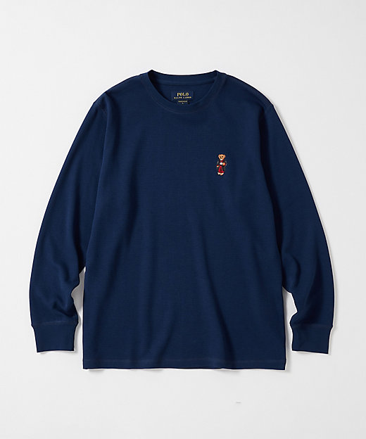 ワッフルロングスリーブクルーネック フォールモーニングローブベア