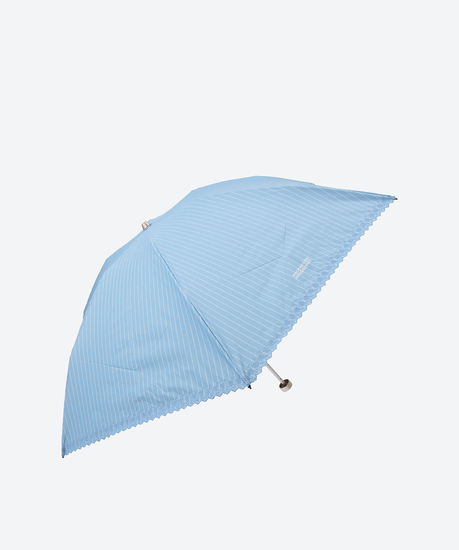 晴雨兼用ミニ傘 ストライプ刺繍 2243111915－3