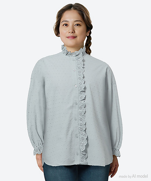 レース スタンドフリルSH 03EF080200 | marble SUD (Women