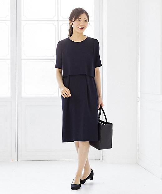 お受験・学校行事・説明会・入卒園学】Vカラージャケット×スーツ風