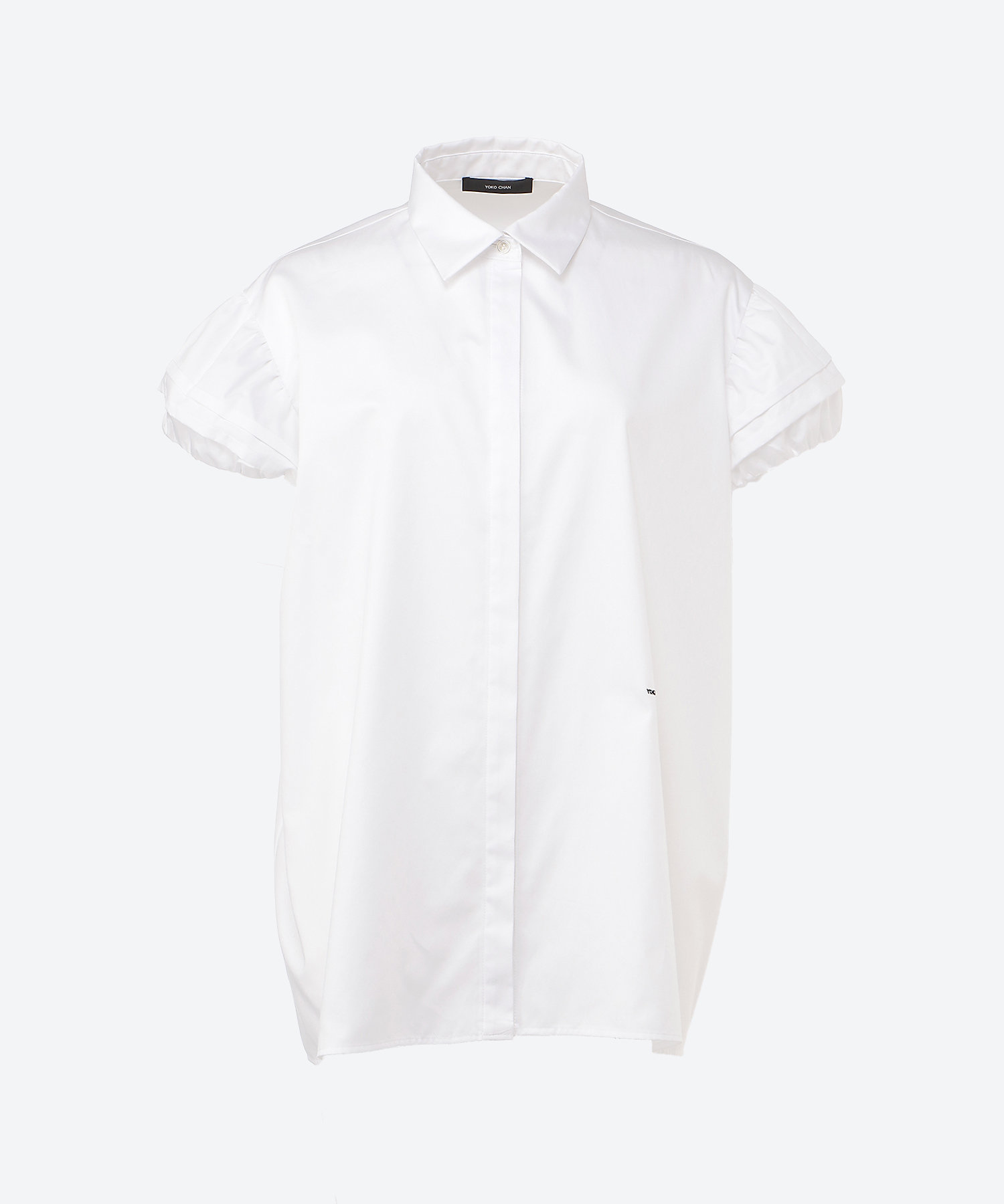 パフスリーブオーバーサイズコットンブラウス YCB―225―481