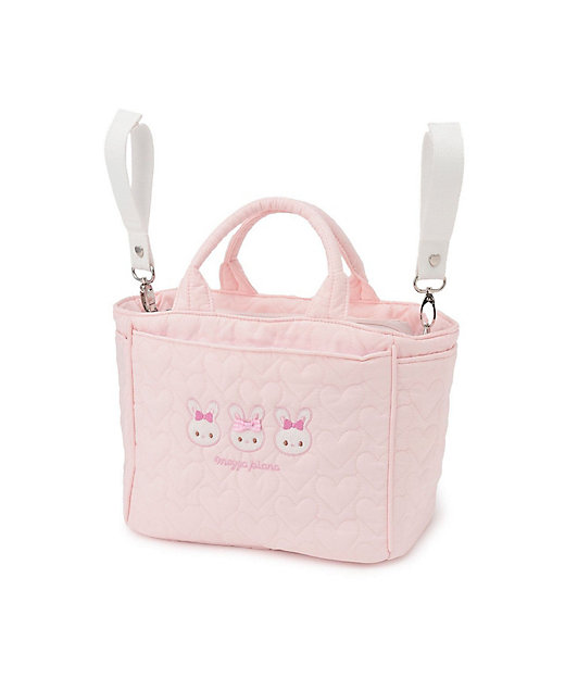 メゾピアノママ ウサギアップリケ2wayトートバッグ 6061444