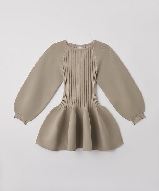 POTTERY LONG PUFF SLEEVE FLARE TOP