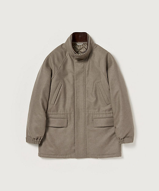 ブルゾン WOOL FULLING FLANNEL PADDED