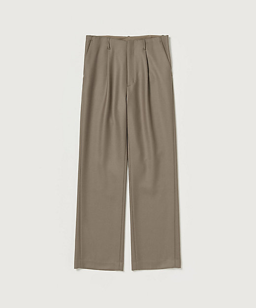 カジュアルパンツ LIGHT MELTON ONEーTUCK