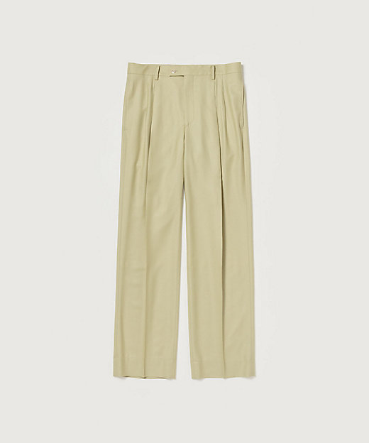 パンツ SUPER LIGHT WOOL TWOーTUCK