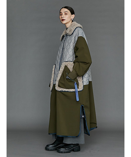 BIG COLLAR FABRIC MIX CT | UN3D./アンスリード