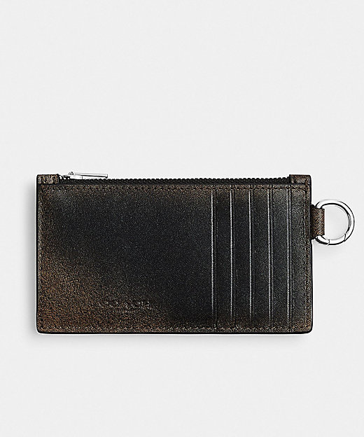 ジップ カード ケース・ラブド レザー | COACH/コーチ | 三越伊勢丹