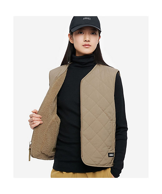 Repreve中綿インサレーション リバーシブルキルティング