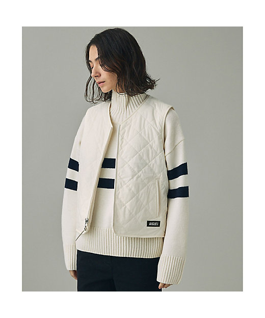 Repreve中綿インサレーション リバーシブルキルティング