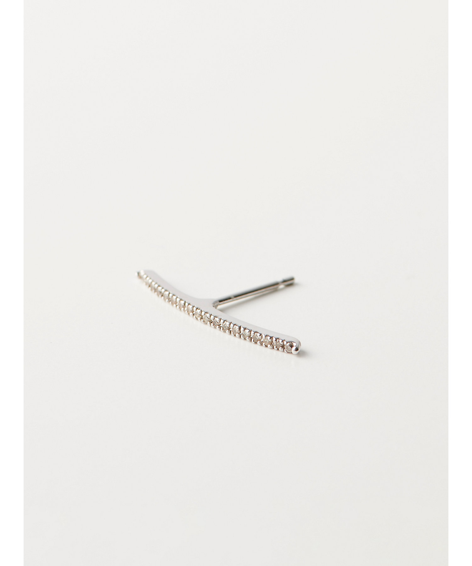 お値下げ！HIROTAKAのロングバーダイヤモンドピアス タイムセール