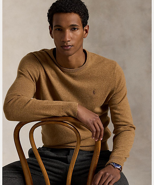 ウール クルーネック セーター MNPOSWE16822386 | POLO