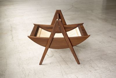 受注商品】＜NO．544 マガジンラック＞ダークブラウン | maruni