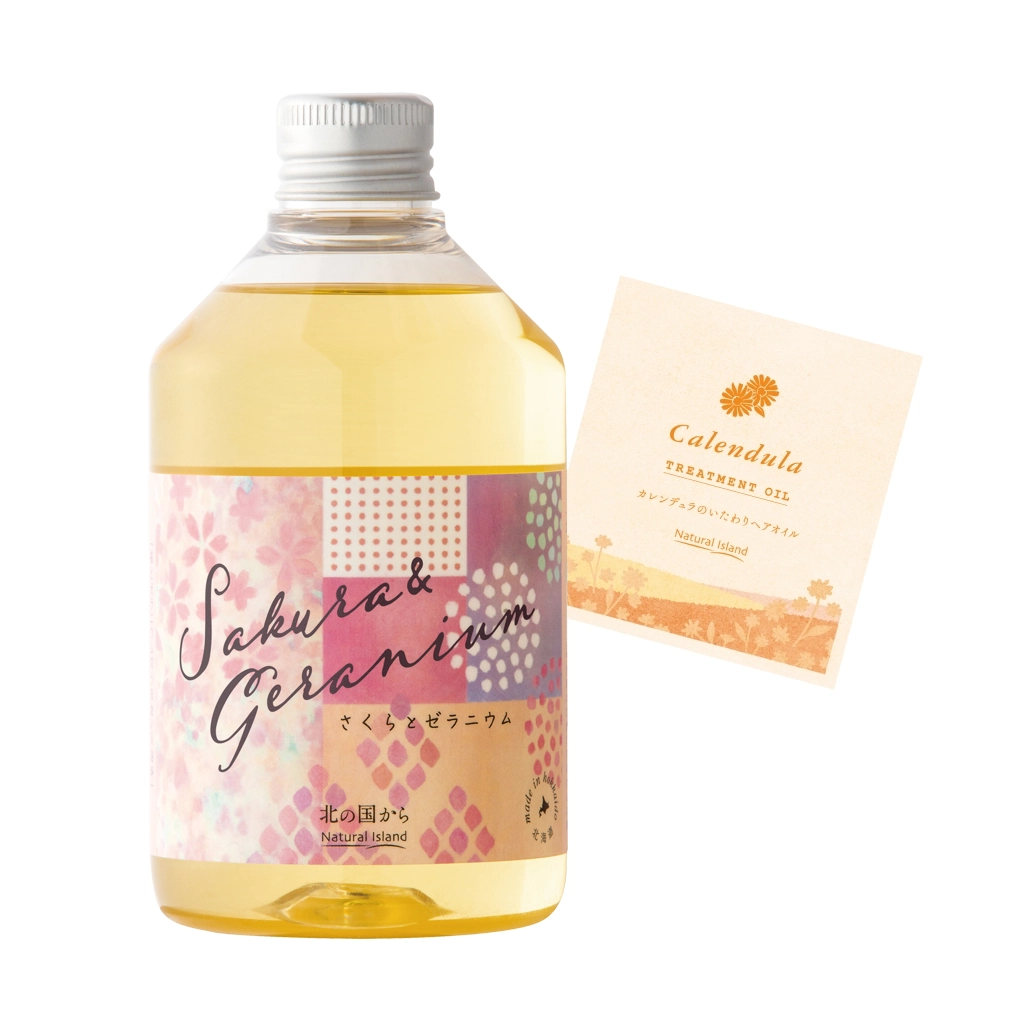 アロマバスエッセンス さくらとゼラニウム【ヘアオイルサンプル付き