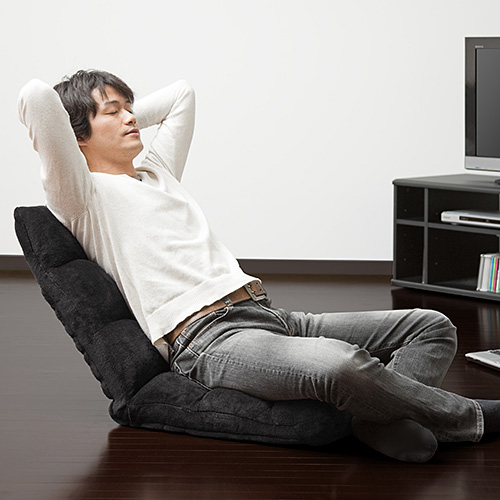 箱ネコ】【激レア】クリバンキャットの座椅子 リクライニング 1脚 激