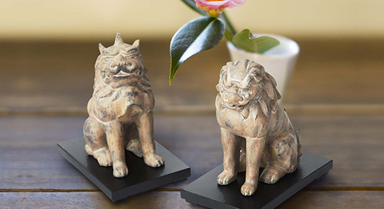 TanaCOCORO[掌] WOOD 獅子 / 狛犬 - インテリア仏像のイスム
