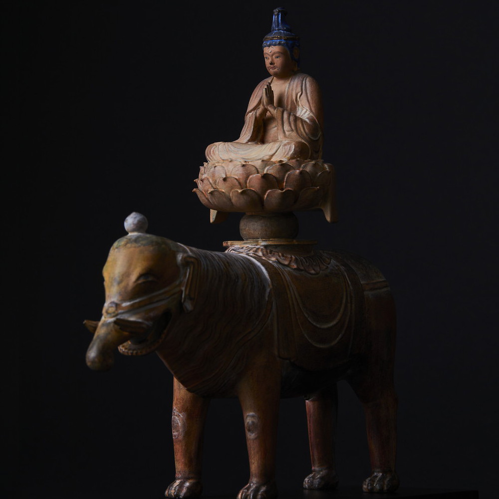 TanaCOCORO[掌]普賢菩薩騎象像 - インテリア仏像のイスム