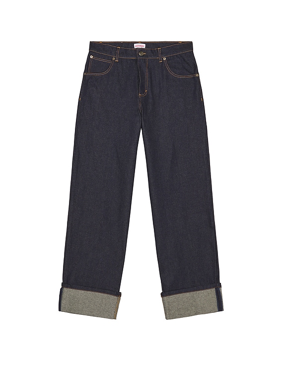 Charles Jeffrey LOVERBOY Loose Fit Jean With Knitted Pocket in