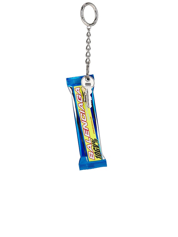 Balenciaga Keyring Energy Bar Charm in Marine Blue | FWRD