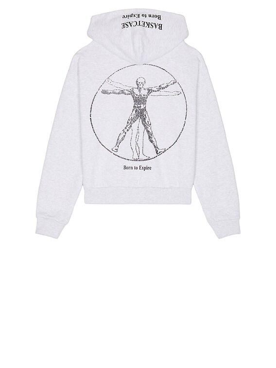 Basketcase Expire Zip Hoodie in Heather Grey | FWRD