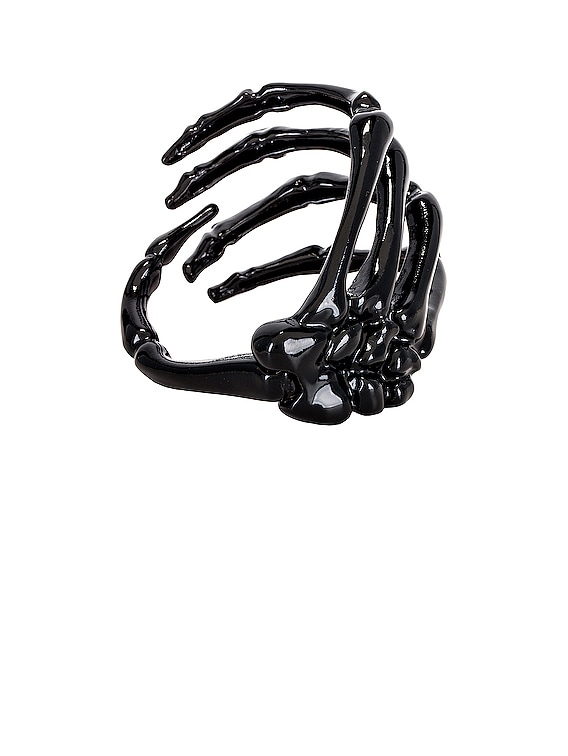 Raf Simons Skeleton Bracelet in Black | FWRD