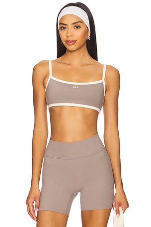 Zimmermann Coco Metallic Drape Bow One Piece Swimsuit in Shell