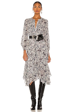 Isabel Marant Etoile Lizete Dress in Chalk | REVOLVE