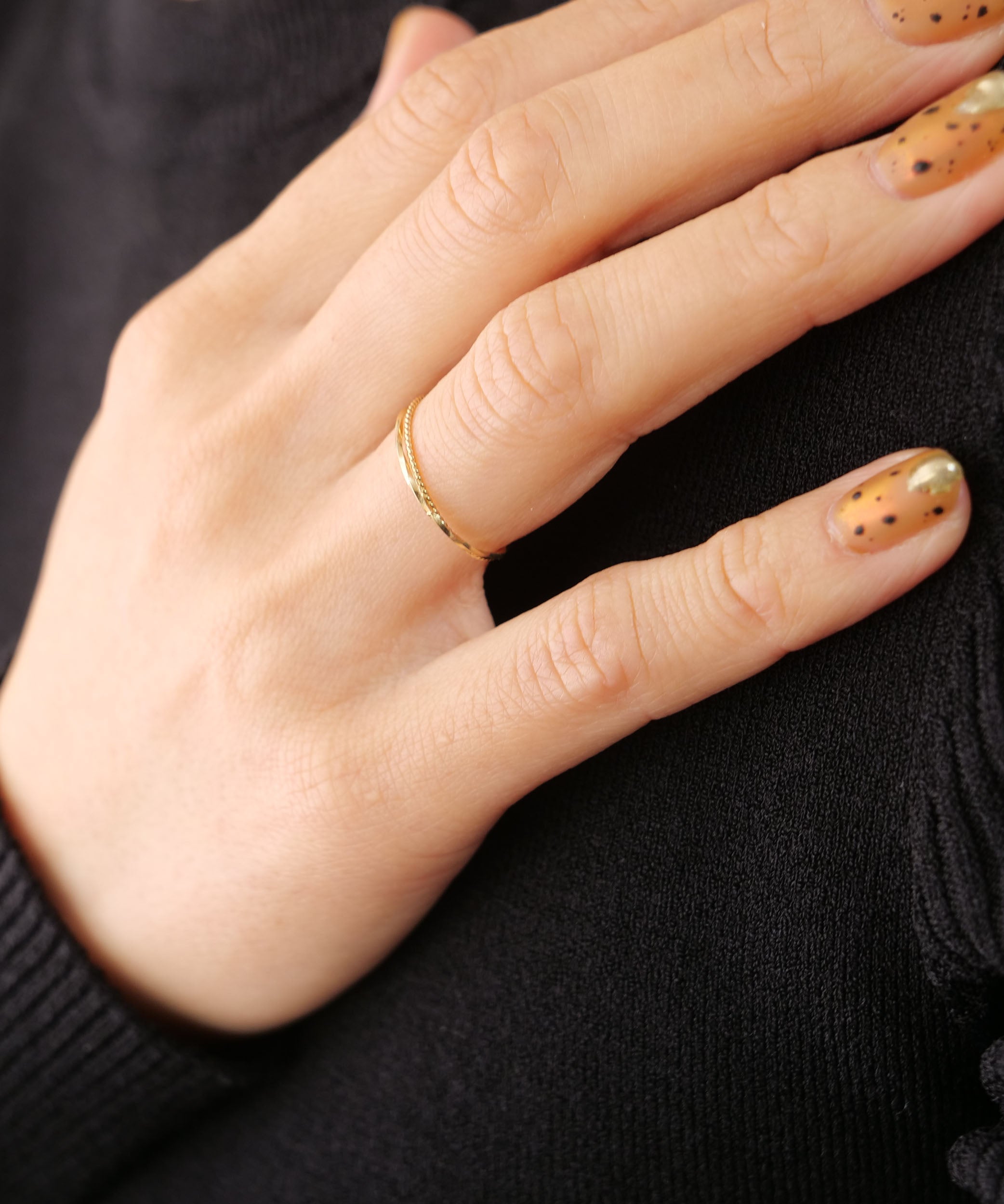 K10シンプル2連リング #9 #11 #13 #15