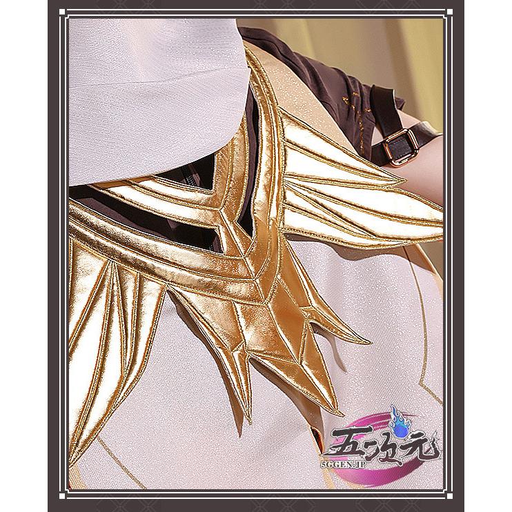 三分妄想 原神 コスプレ 空 ソラ 旅人 衣装 ※ウィッグ 靴 武器 追加