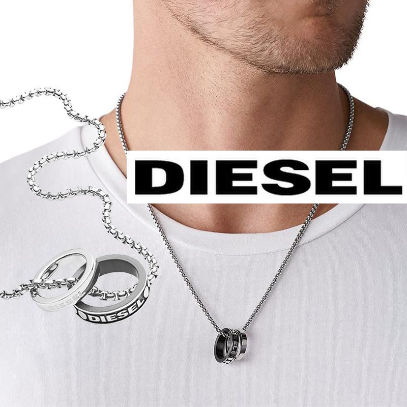 DIESEL（ディーゼル） 【BOX付属】DIESEL ダブルリング チェーン