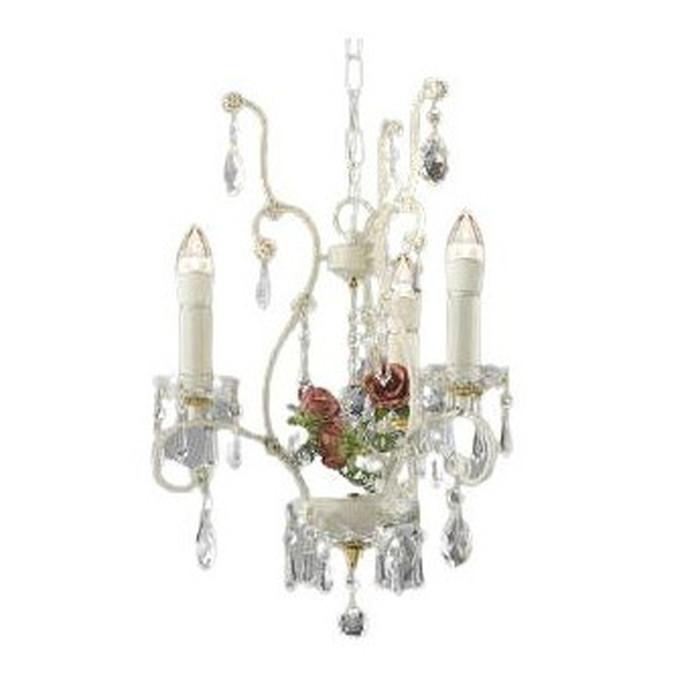 コイズミ イルムシャンデリア5灯 フラワーガラスシェード コイズミ