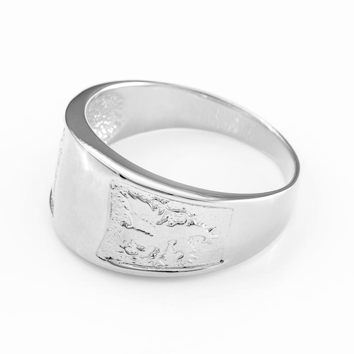 Pt900紋章プラチナメンズ リング指輪印台ライオ 男人気刻印入り保証